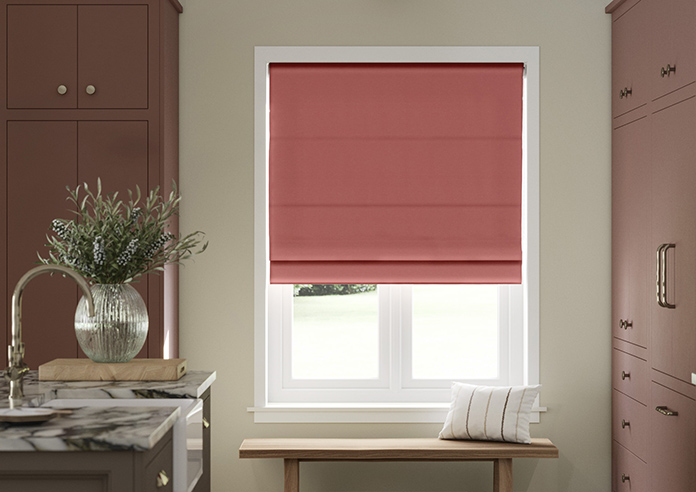 Norleigh, Strawberry - Roman Blind - Image 3